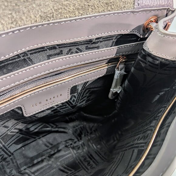 Ted Baker Gray Purple London Crossbody Bag - Picture 13 of 16